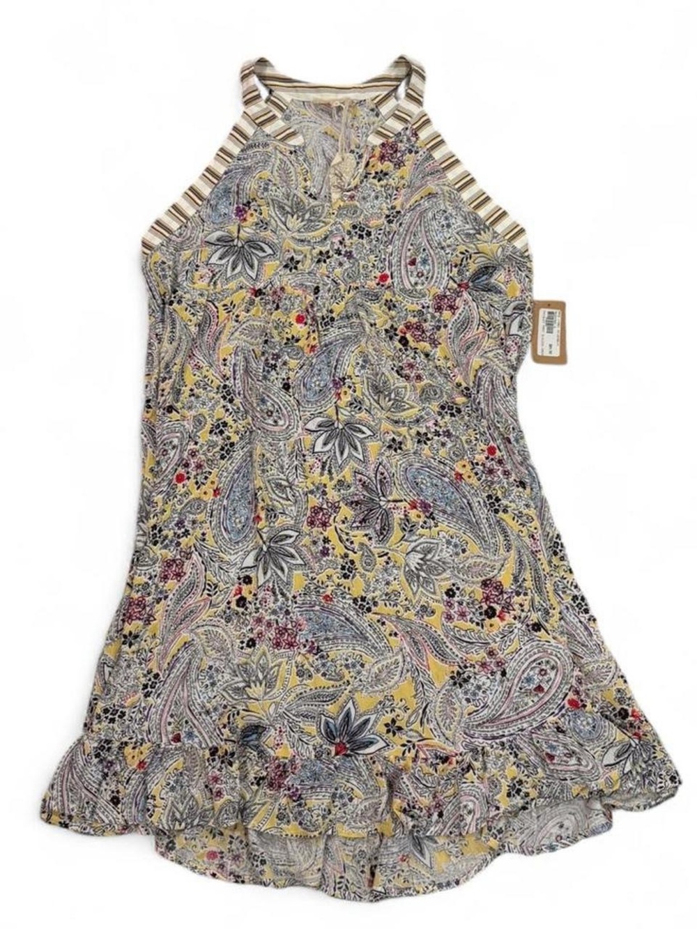 NEW Mystree boutique brand multicoloured paisley print sleeveless dress